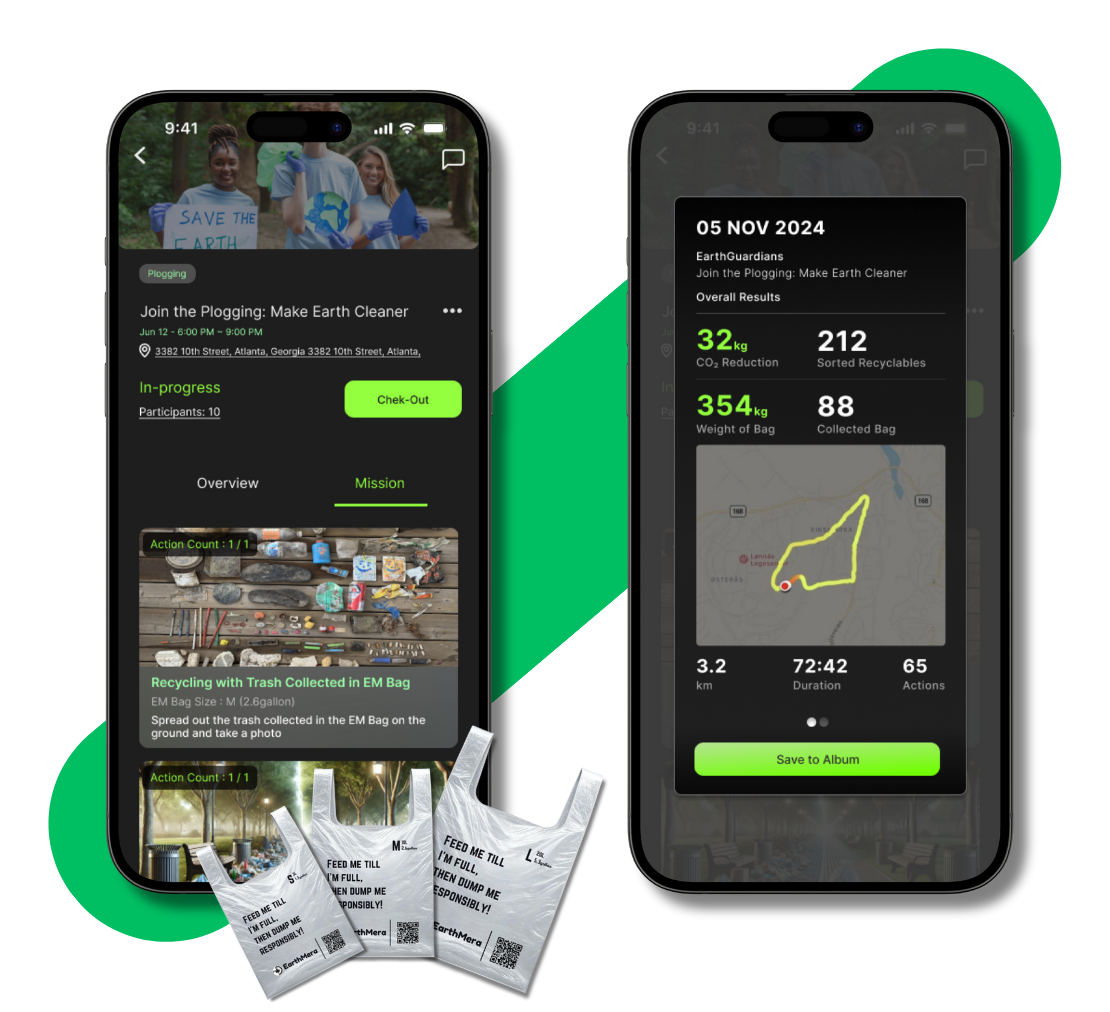 Group Plogging:
Stay Healthy,
Save the Planet!